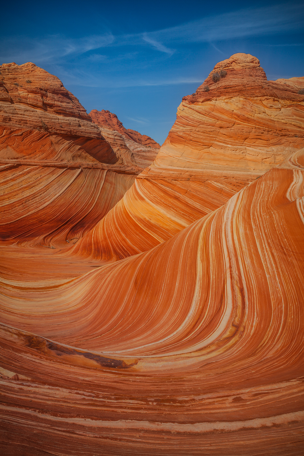 An amazing sandstone formation hidden in the desert.